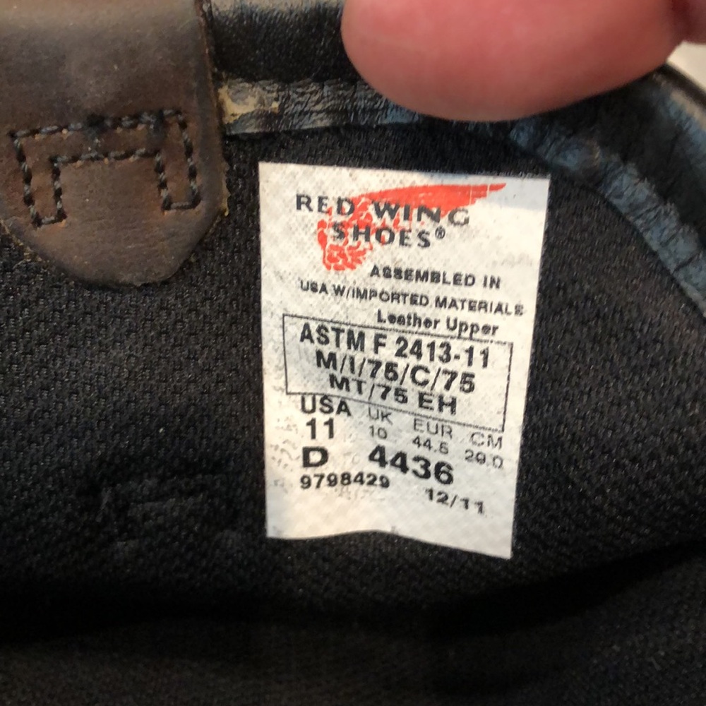 Redwing  pecos boots (steel toe) - Picture 5 of 6